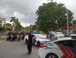 Buruh Demo Lagi, Jalan Raja Isa Batam Centre Ditutup Sementara