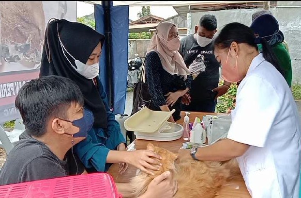 Puluhan Hewan Peliharaan di Tanjungpinang Periksa Kesehatan Secara Gratis