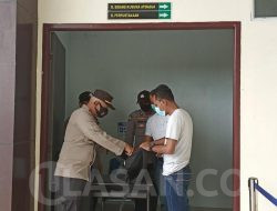 Sidang Terdakwa Apri Sujadi dan Muhammad Saleh Dijaga Puluhan Polisi