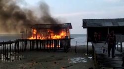 Sebuah Rumah di Pulau Laut Ludes Terbakar, Tak Ada Korban Jiwa