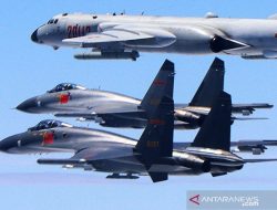 Ada 940 Pesawat Tempur China Melintas di Selat Taiwan Sepanjang 2021