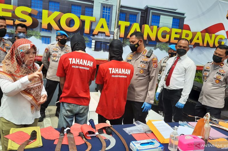 Polisi Tangkap 28 Anggota Gangster di Tangerang