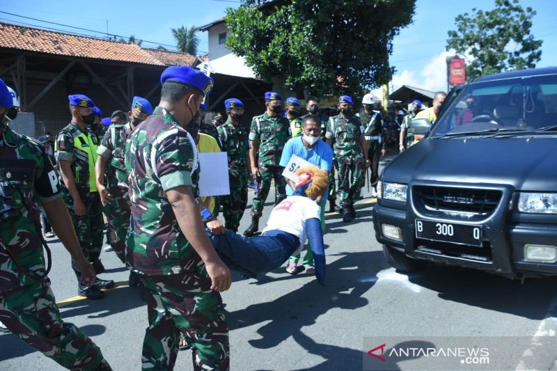 Polisi Militer TNI AD Gelar Rekonstruksi Tabrak Lari di Nagreg