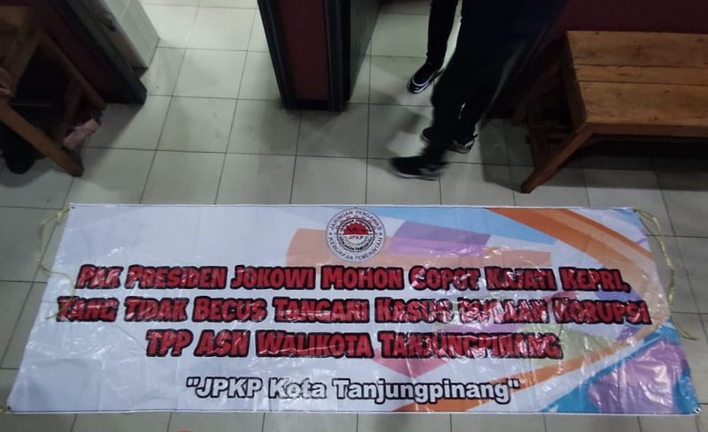 Ketua JPKP Tanjungpinang Heran Anggotanya Diamankan Polisi karena Bentangkan Spanduk
