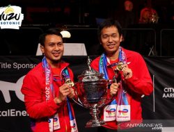 Kontra Malaysia di Semifinal India Open, Hendra/Ahsan Tingkatkan Fokus Permainan