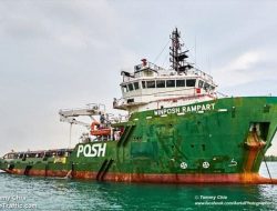 Kapal Perusahaan Indonesia Tak Berawak Hanyut ke Perairan Malaysia