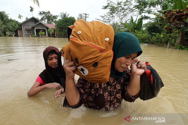 Banjir Melanda Aceh Utara Sebabkan Puluhan Ribu Warga Mengungsi