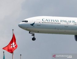Cathay Pacific Catat Kerugian Rp11 Triliun Sepanjang 2021