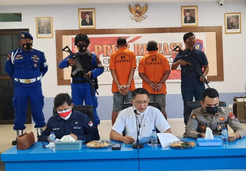 Kirim PMI Ilegal ke Malaysia, Dua Warga Moro Ditangkap Polairud Polda Kepri