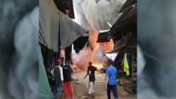 Kebakaran Pasar Desa Pundu Tewaskan Satu Orang dan Hangunskan 50 Bangunan