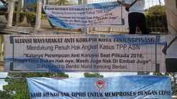 Spanduk Dukungan Tuntaskan TPP ASN untuk DPRD Tanjungpinang Bertebaran