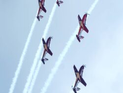 ‘Jupiter Aerobatic Team’ TNI AU Tampil di Singapore Air Show 2022