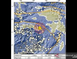 Gempa Magnitudo 6,2 Guncang Maluku Barat
