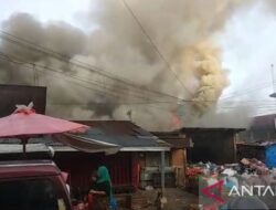 Pasar Bawah Bukittinggi Kembali Terbakar