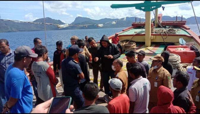 Satpolair Polres Natuna Tangkap Kapal Motor Sinar Samudra di Perairan Subi