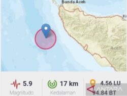 Gempa Aceh Jaya Disebabkan Aktivitas Subduksi Lempeng