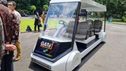 Kendaraan Listrik Buatan UGM Dipakai untuk Layanan Transfortasi di Bandara Yogyakarta
