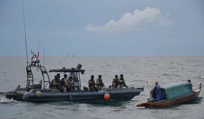Lantamal IV Gelar Operasi "Keamanan Laut" dari Selat Malaka hingga Perairan Batam