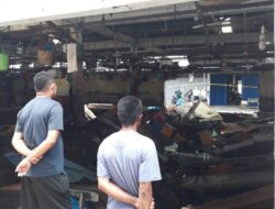 Pasar KUD Tanjungpinang Ambruk Lagi, Tiang hingga Dinding Retak