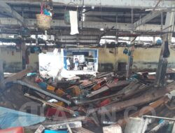 Pasar KUD Tanjungpinang Ambruk, Pedagang Rugi hingga Belasan Juta
