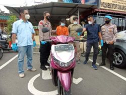 Polisi Bekuk Pria Gelapkan Motor Tukang Ojek di Tanjungpinang