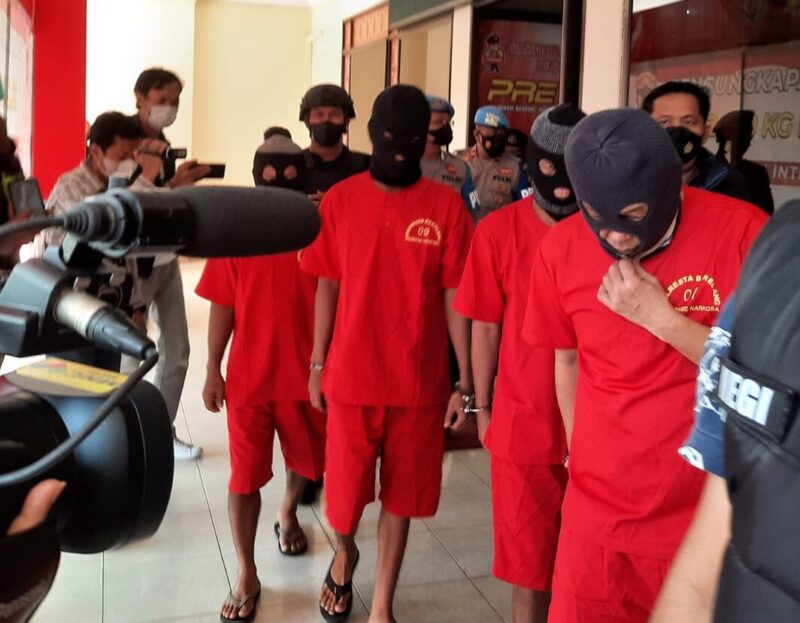 Polresta Barelang Tangkap 4 Kurir Narkoba di Perairan Pulau Buaya