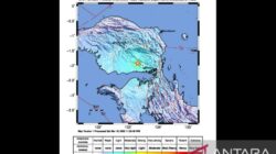 Gempa Magnitudo 5,2 Guncang Teluk Bintuni Papua Barat