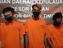 Polsek Bintan Timur Tangkap 3 Pelaku Pencuri Motor Matik di Tanjungpinang