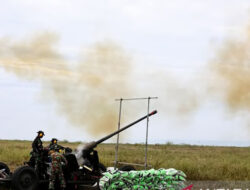 Arhanud TNI AD Gelar Latihan Menembak Senjata Berat di AWR Lumajang