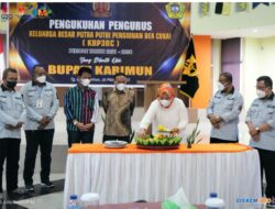 Wagub Marlin Hadiri Pengukuhan KBP3BC Karimun Periode 2021-2024