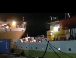 Kapal KM Nusantara 63 dan 94 Penyok Usai Ditabrak KM Sinabung dari Belakang