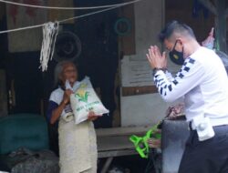 ‘Razia Perut Lapar’ Bripka Zulham Berbagi Paket Sembako Jelang Ramadan