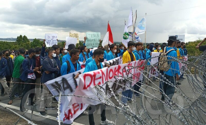 Hari Ini Ratusan Mahasiswa Unjuk Rasa di DPRD Kepri