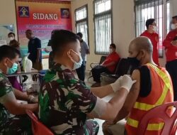 Binda Kepri Vaksinasi WBP Lapas Narkotika Tanjungpinang