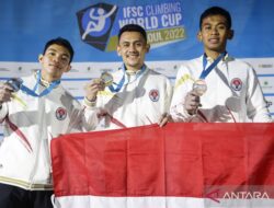 Indonesia Kuasai Podium Piala Dunia Panjat Tebing 2022