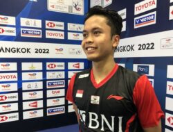 Ginting Menang, Skor Sementara Indonesia-China 1-0 di Perempat Final Piala Thomas 2022