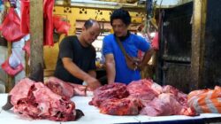 Penjualan Daging Sapi Normal di Pasar Baru Tanjungpinang