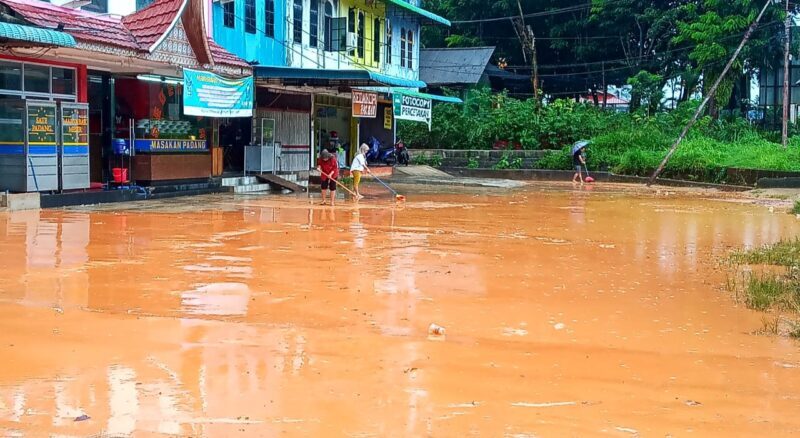 Hujan Deras Mengguyur Tanjungpinang, Perumahan Taman Harapan Indah Banjir Lagi