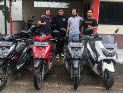 Tim Jatanras Polda Kepri Bekuk Tiga Orang Pencuri Sepeda Motor