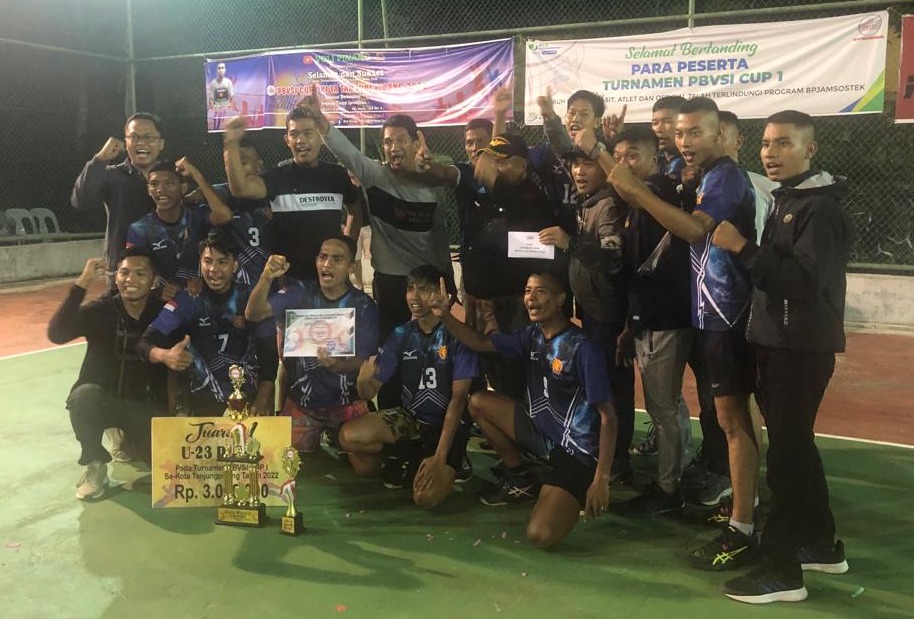 Tim Khallas Sabet Juara 1 Turnamen PBVSI Cup I Tanjungpinang
