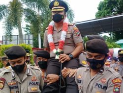 Pesan Kombes Pol Heribertus Ompusunggu kepada 39 Personel Polresta Tanjungpinang Naik Pangkat