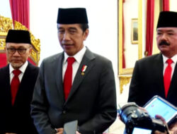 Zulhas Dilantik Jokowi Sebagai Menteri Perdagangan, Hadi Tjahjanto Menteri ATR/BPN