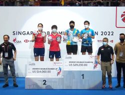Apriyani/Fadia Juara Singapore Open 2022, Usai Taklukkan Wakil China di Final