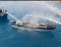 Kemarin, Speed Boat Puskel Anambas Terbakar, Masyarakat Antusias saat Pilkades Gemuruh