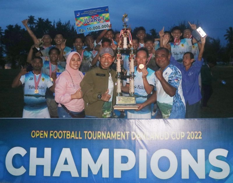 Gunung Ranai Fc Boyong Piala Bergilir Danlanud Cup 2022