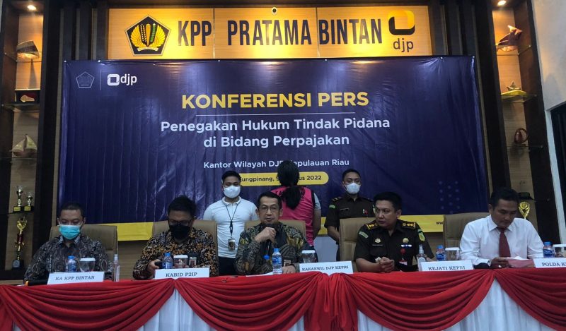 Kanwil DJP Kepri Limpahkan Tersangka Kasus Pajak Rp6 Miliar ke Jaksa
