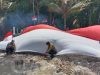 Polsek Bintan Timur Kibarkan Bendera Merah Putih di Pulau Terluar