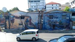Mural "Pelantar Dua" Terbesar di Tajungpinang, Tempat Foto Selfie Terbaru