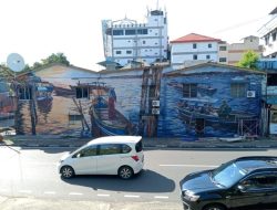 Mural “Pelantar Dua” Terbesar di Tajungpinang, Tempat Foto Selfie Terbaru