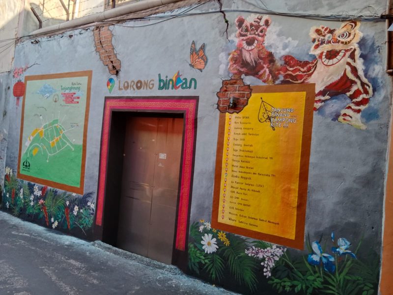 Mural "Pelantar Dua" Terbesar di Tajungpinang, Tempat Foto Selfie Terbaru